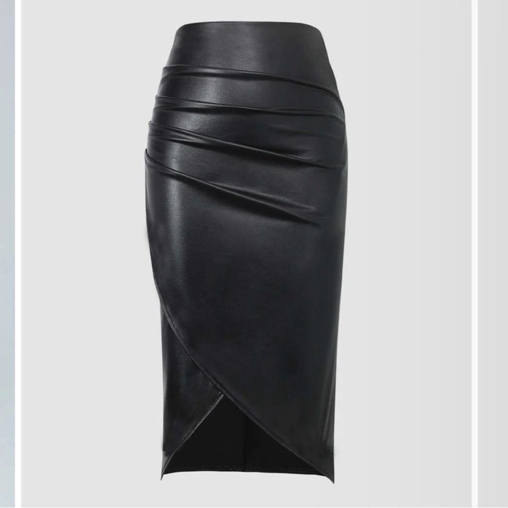 Faux Leather skirt